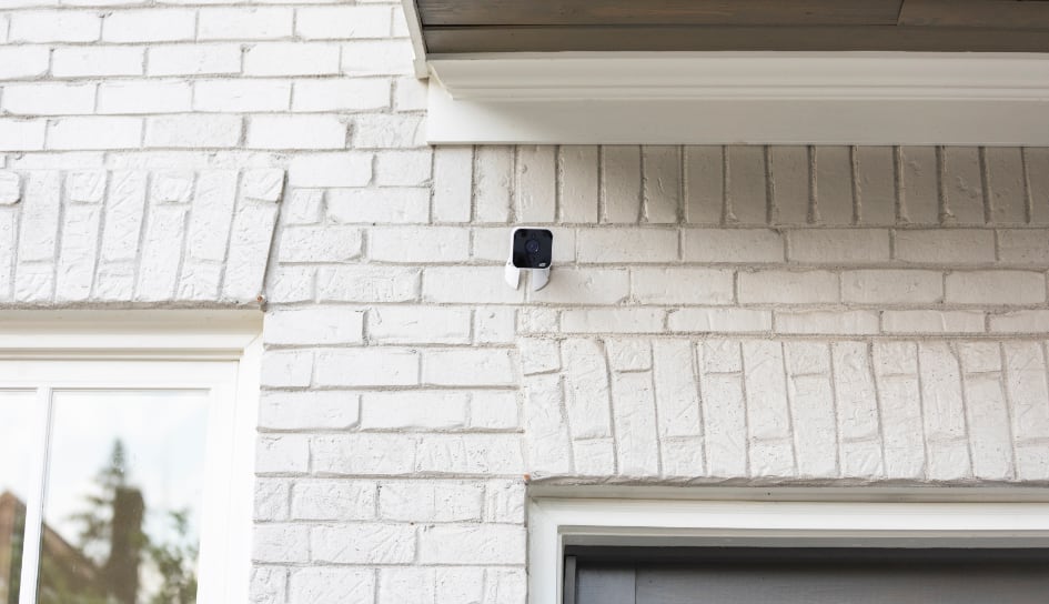 ADT outdoor camera on a Albany home